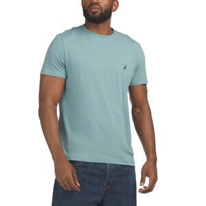 NAUTICA Teal Short Sleeve 955 Crew Neck Tee